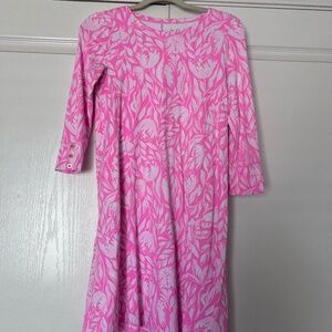 Solia Lilly Pulitzer Pink Tulip Floral Dress- xxc